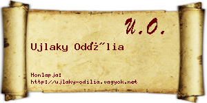 Ujlaky Odília névjegykártya